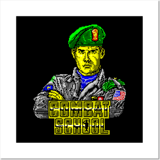 Combat School 8 Bit Game Art Posters and Art